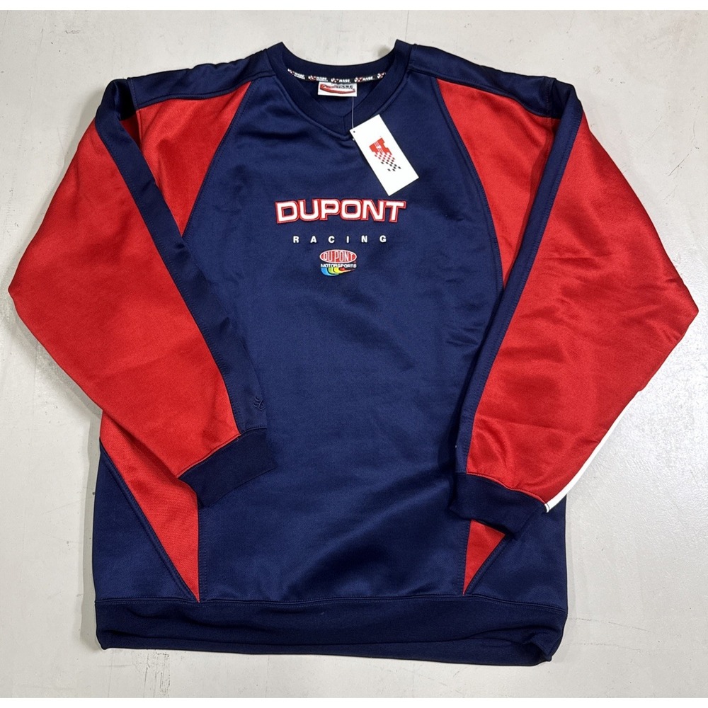 Vintage Jeff Gordon 24 Dupont Nascar Mens Large sweatshirt pullover NEW NWT